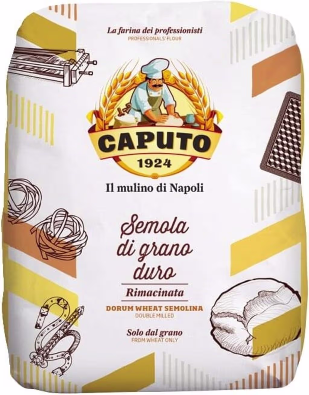 Caputo Durumvetemjöl 5Kg Semola Rimacinata