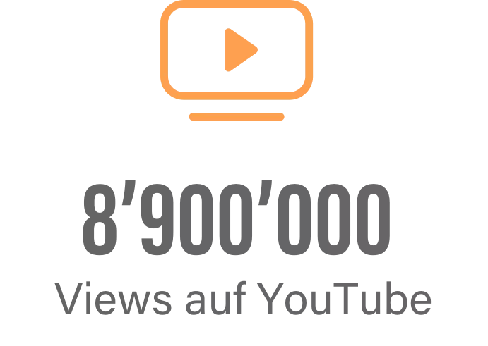 8900000 views auf YouTube