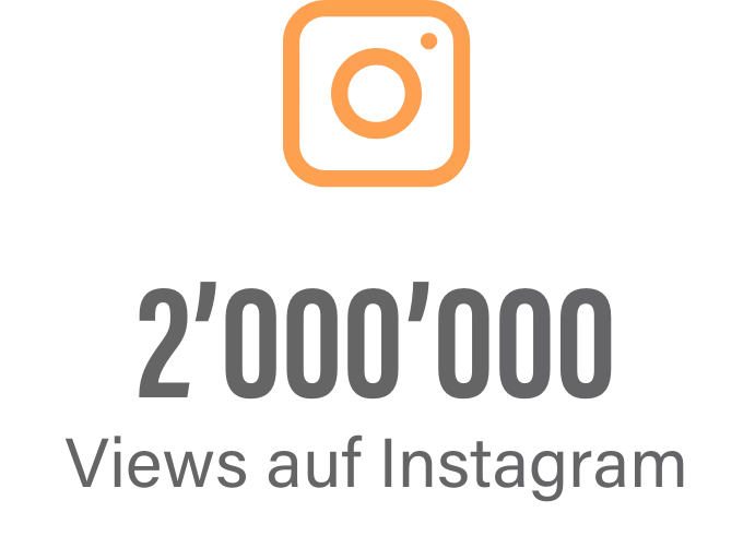 2000000 views auf Instagram