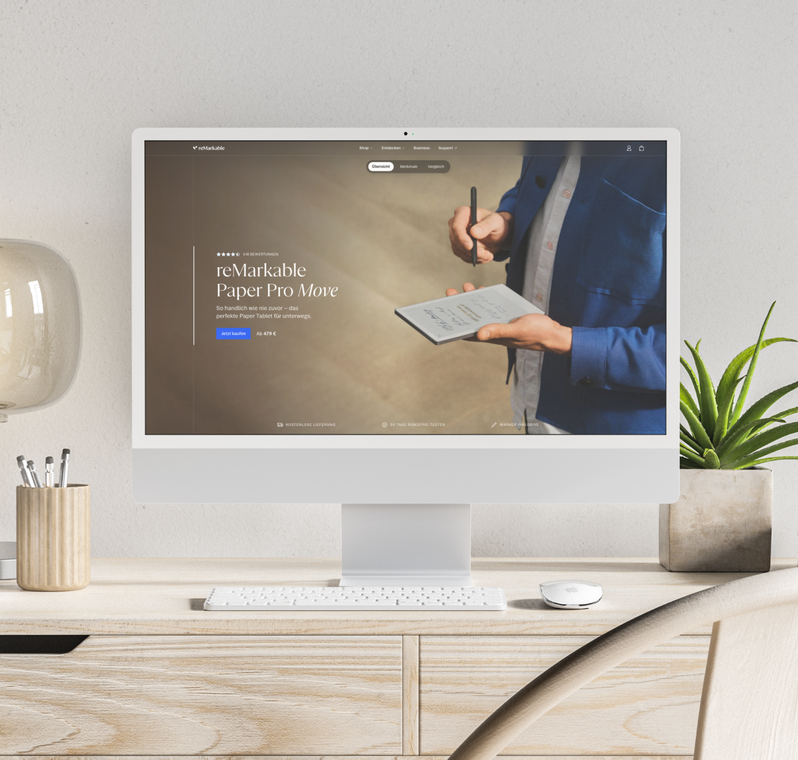 Monitor with remarkable