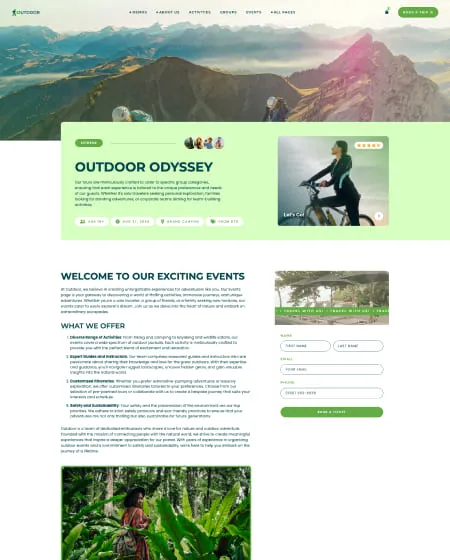 Project screen