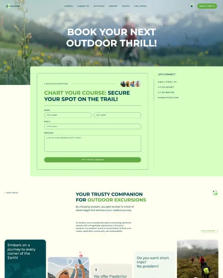Project screen