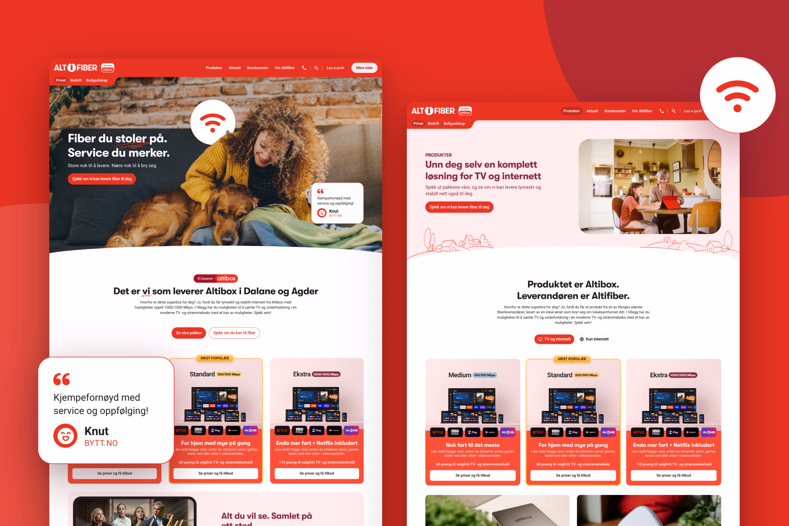 Altifiber website case study cover