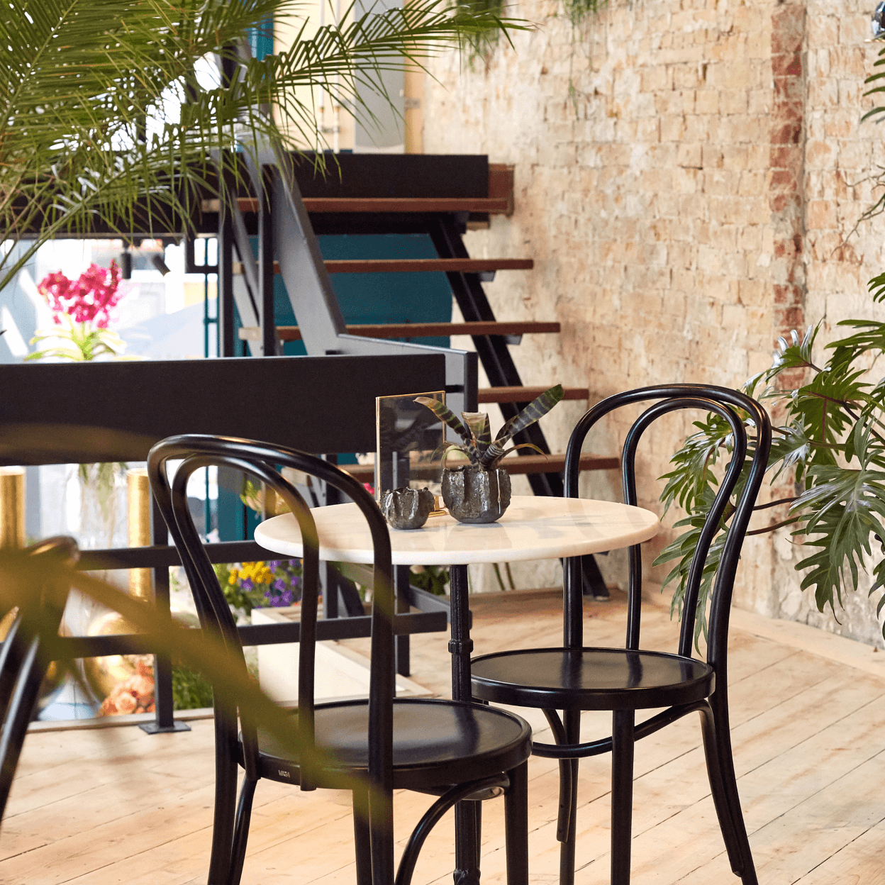 Een foto van de winkel van Flossy.