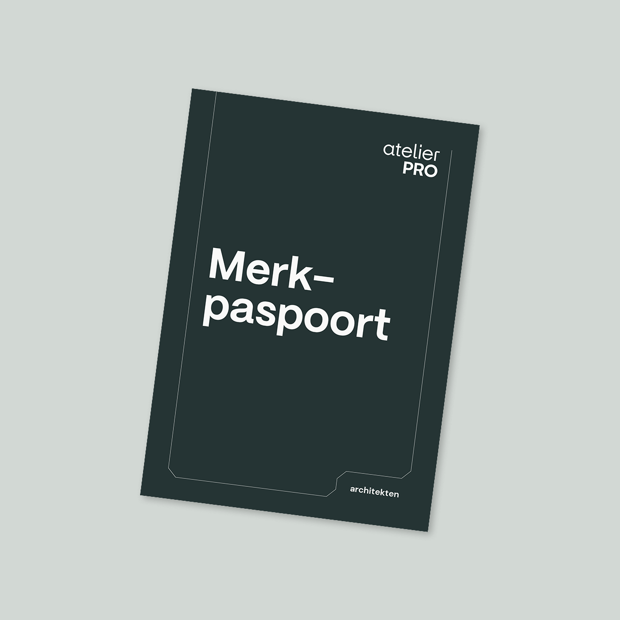 Het merkpaspoort van atelier PRO ontworpen door Studio Piraat.