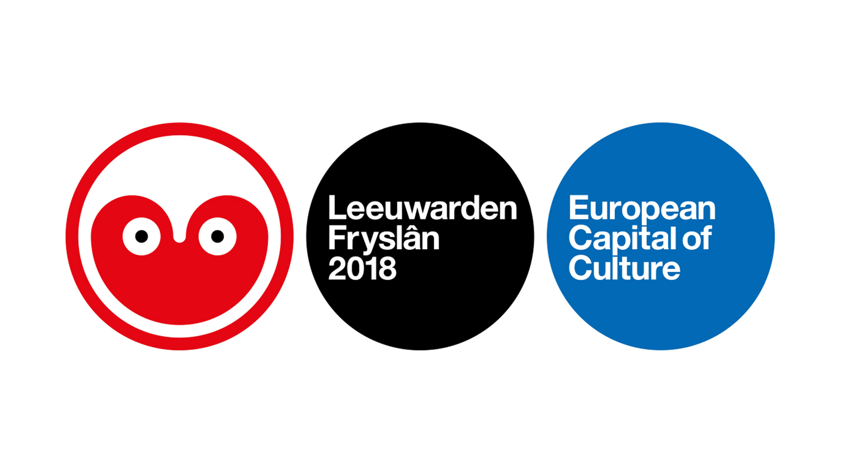 Het logo van Leeuwarden-Fryslân Culturele Hoofdstad ontworpen door Studio Piraat.