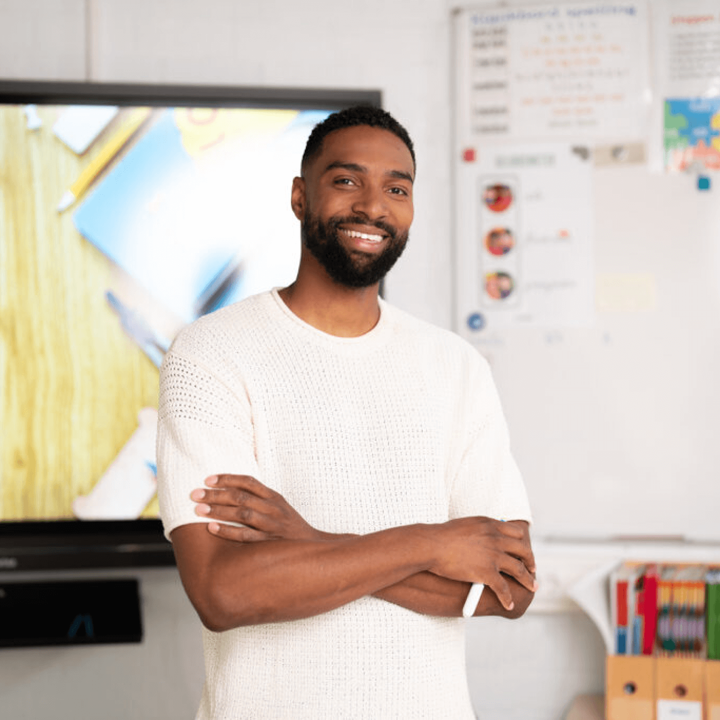 Een foto van een medewerker van Helder Onderwijsadvies.