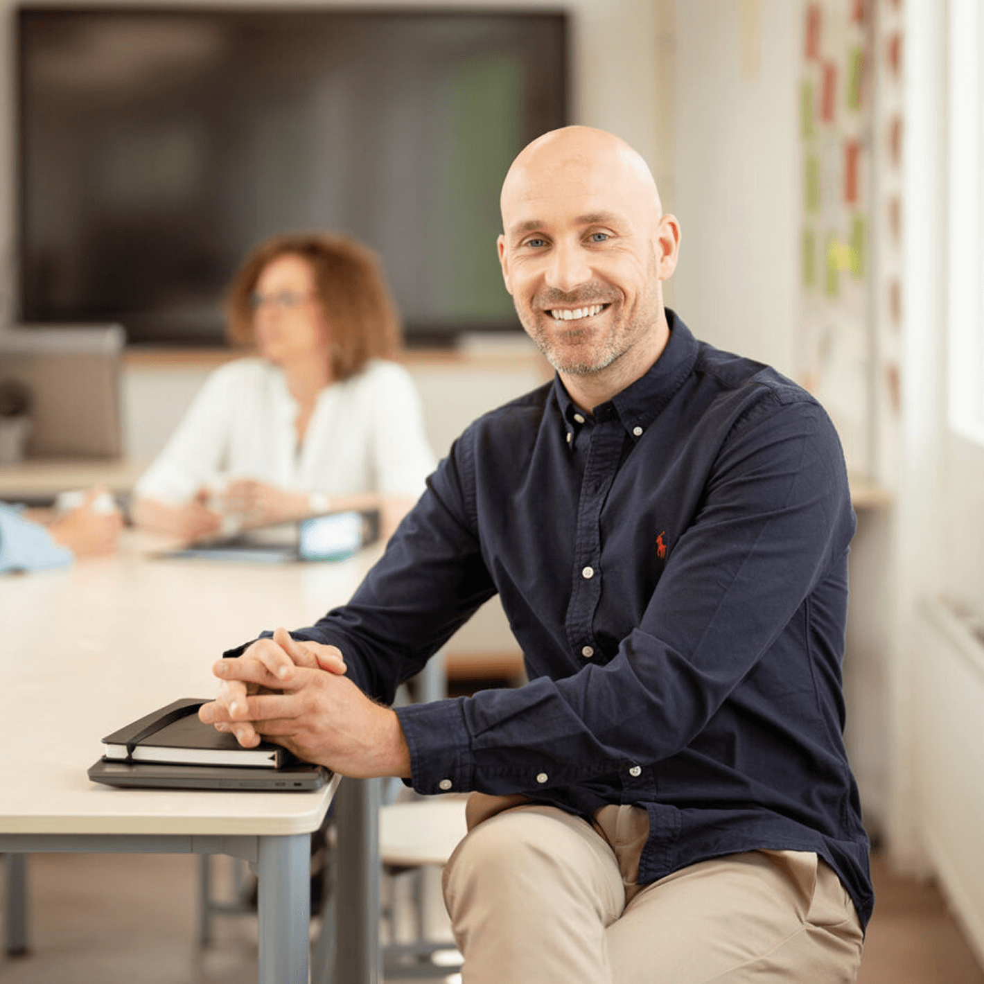 Een foto van een medewerker van Helder Onderwijsadvies.