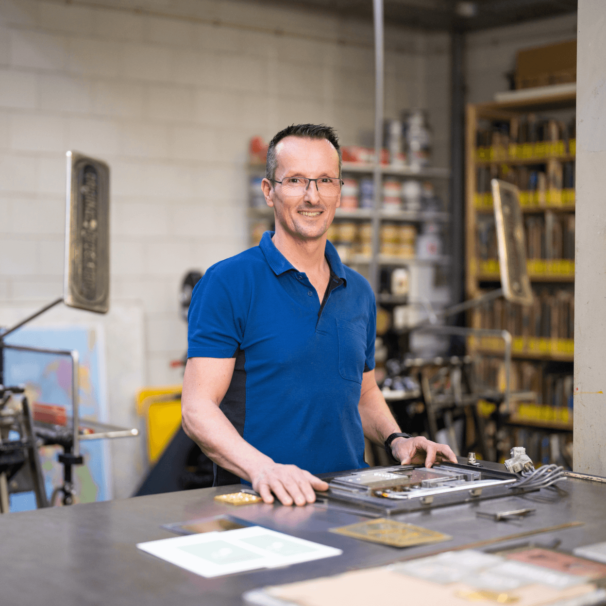 Een foto van een medewerker van Indruk.nu.