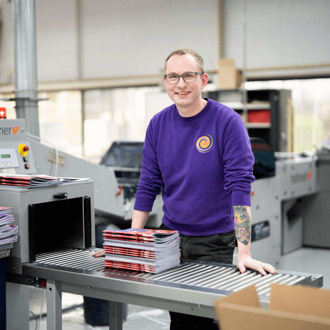 Een foto van een medewerker van Indruk.nu.