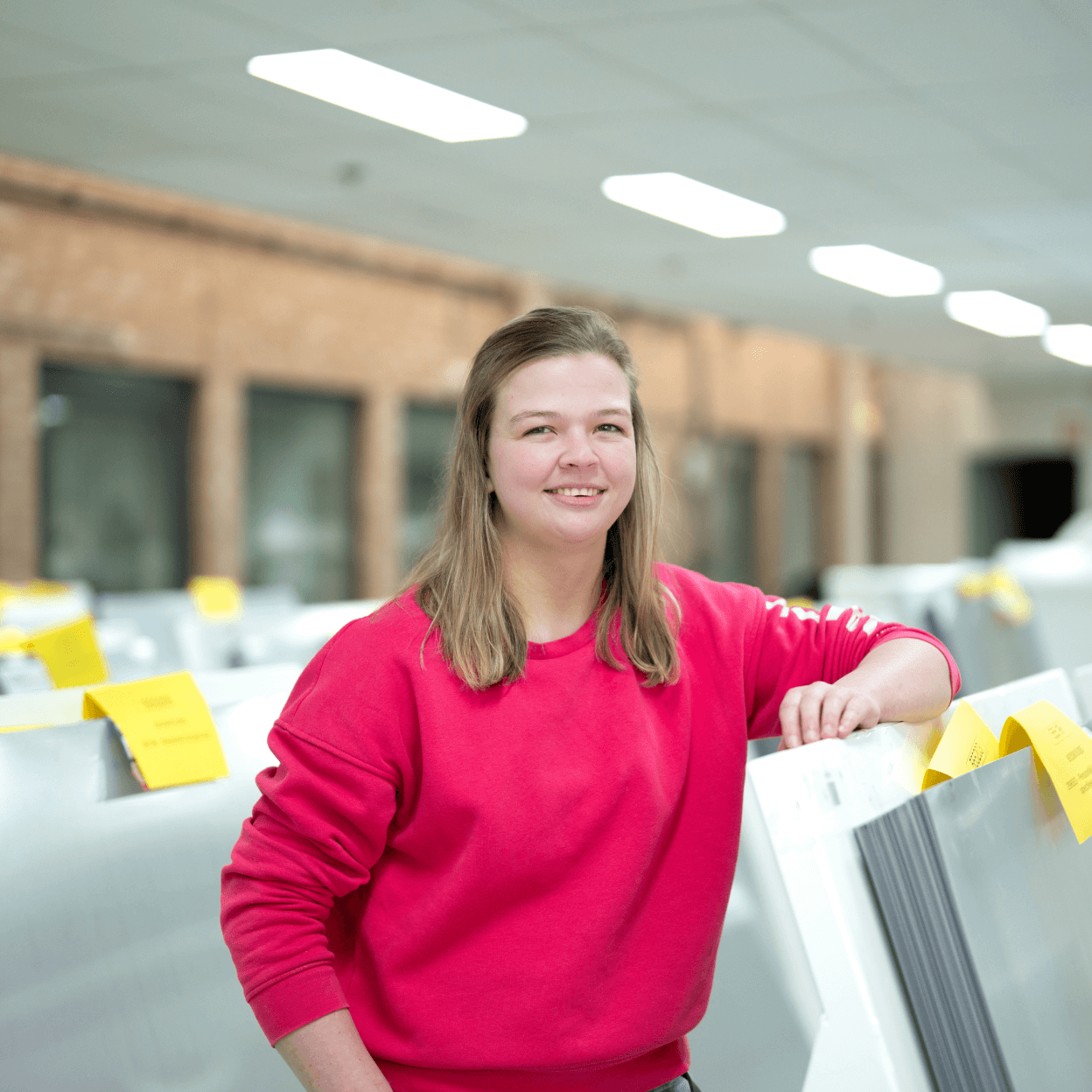 Een foto van een medewerker van Indruk.nu.