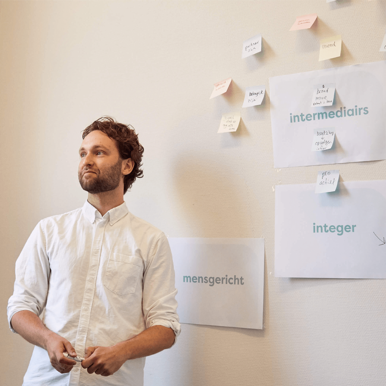 Foto van de merksessie die Studio Piraat heeft gedaan met apc holland.