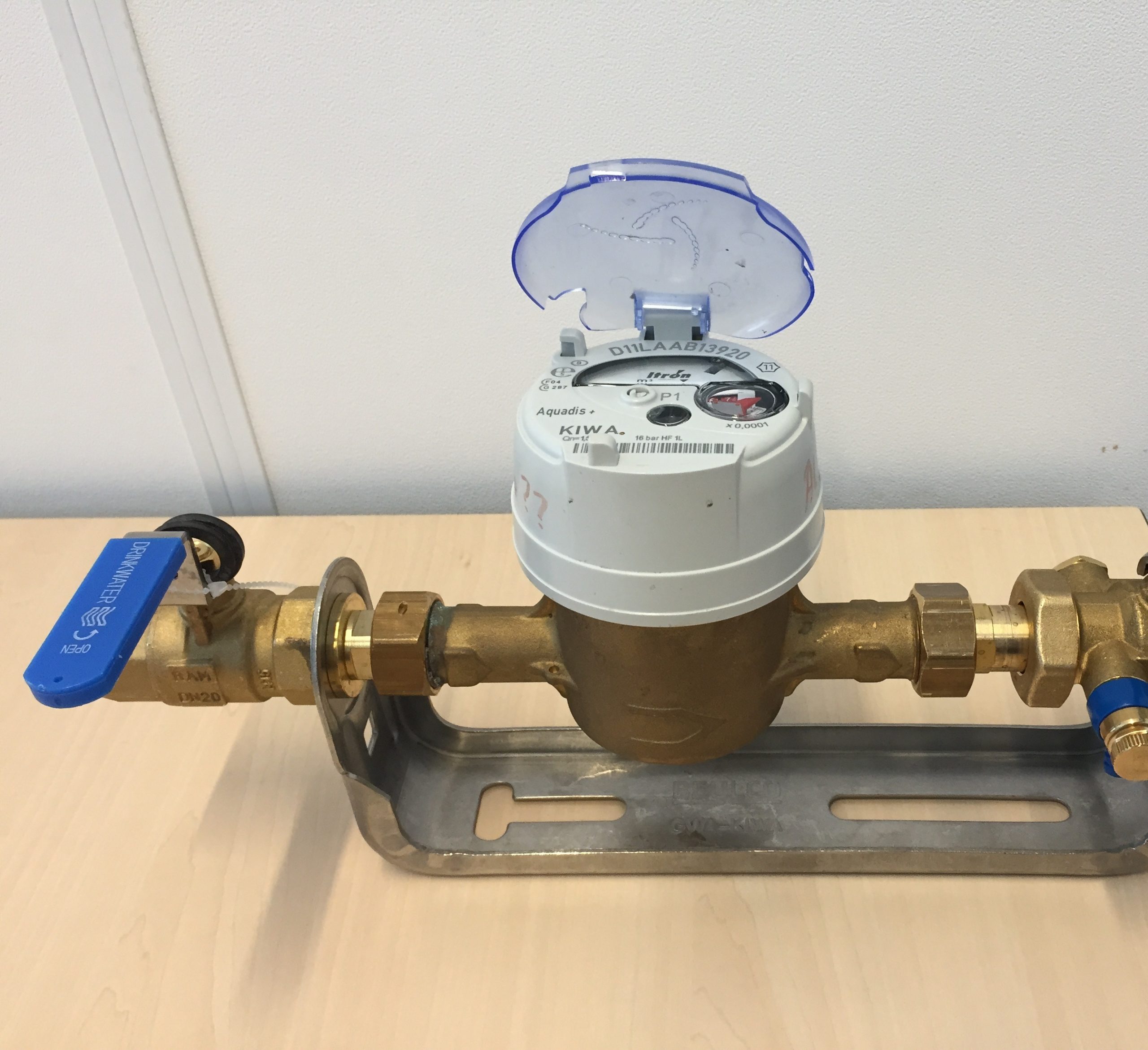 watermeter-hoofdkraan-hendel-dicht