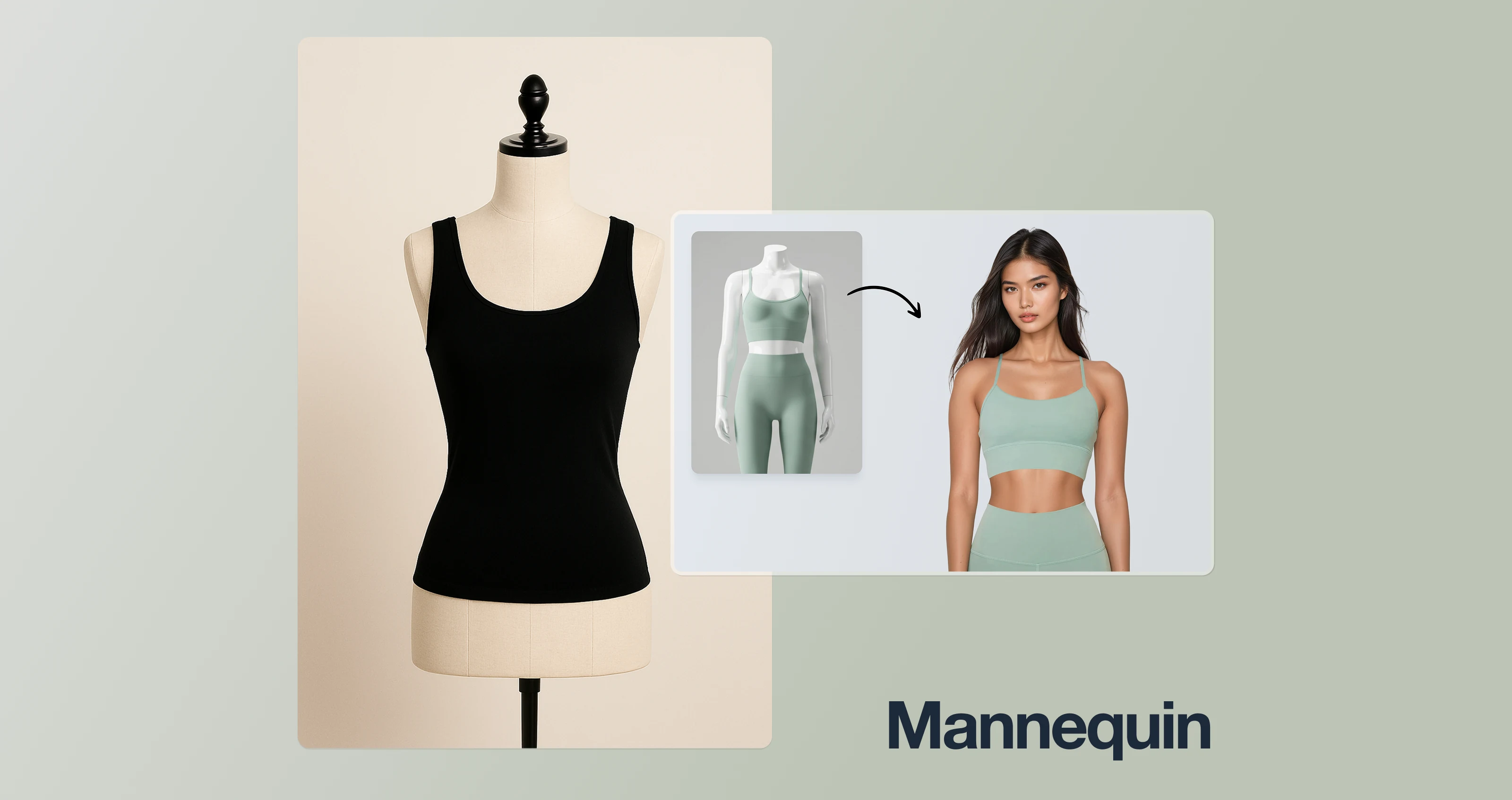 Images showing a mannequin workflow using Botika.