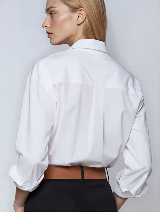 Grid of various poses for a Botika fashion flat lay product image