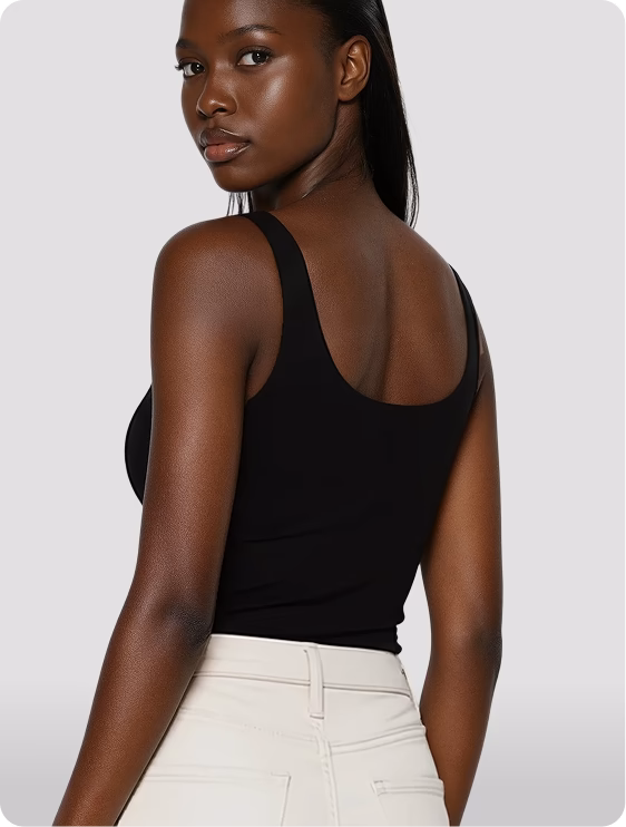 Grid of various poses for a Botika fashion product image