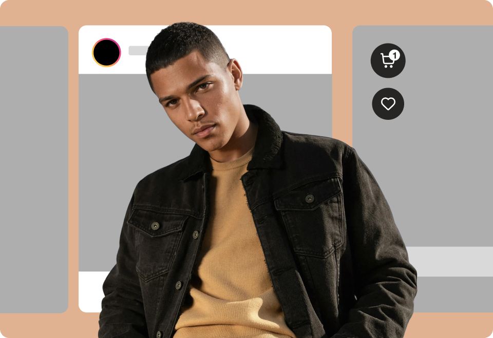 An example of how AI can enhance eCommerce fashion photography by showing three different AI models in the exact same pose and outfit.