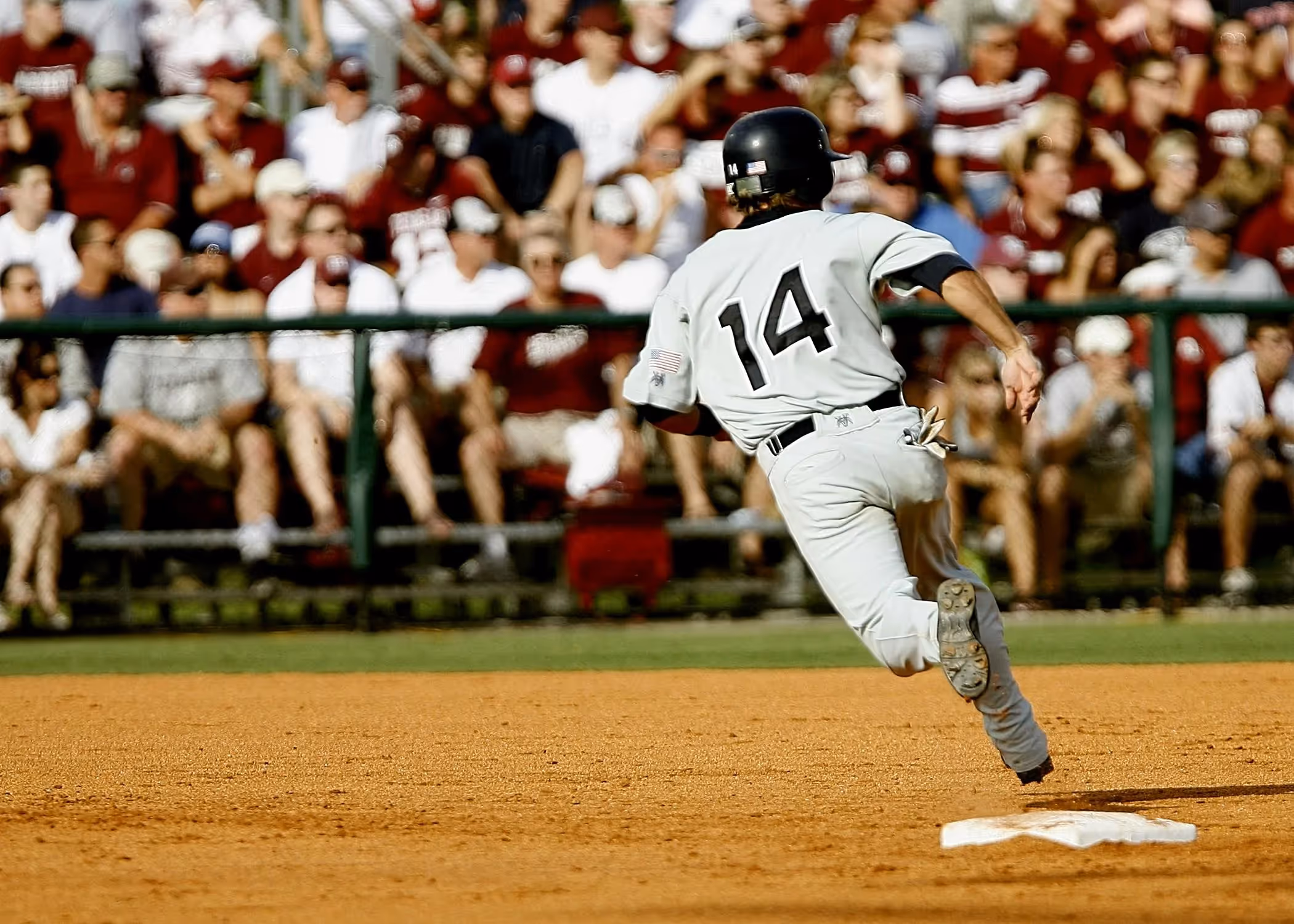 Baseball player running stock iamge