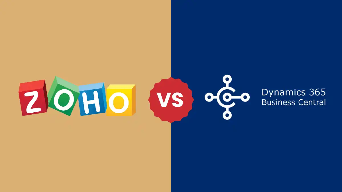 Comparison between Zoho and Microsoft Dynamics 365 Business Central for Indian SMBs