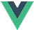 Vue.js logo representing progressive JavaScript framework used for building interactive web applications and modern front-end development.