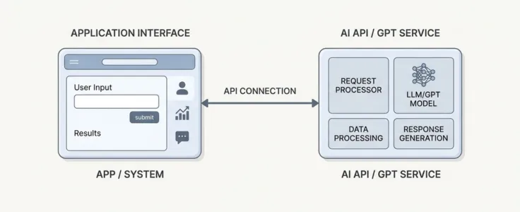 AI and GPT integration services connecting business apps, data, and workflows