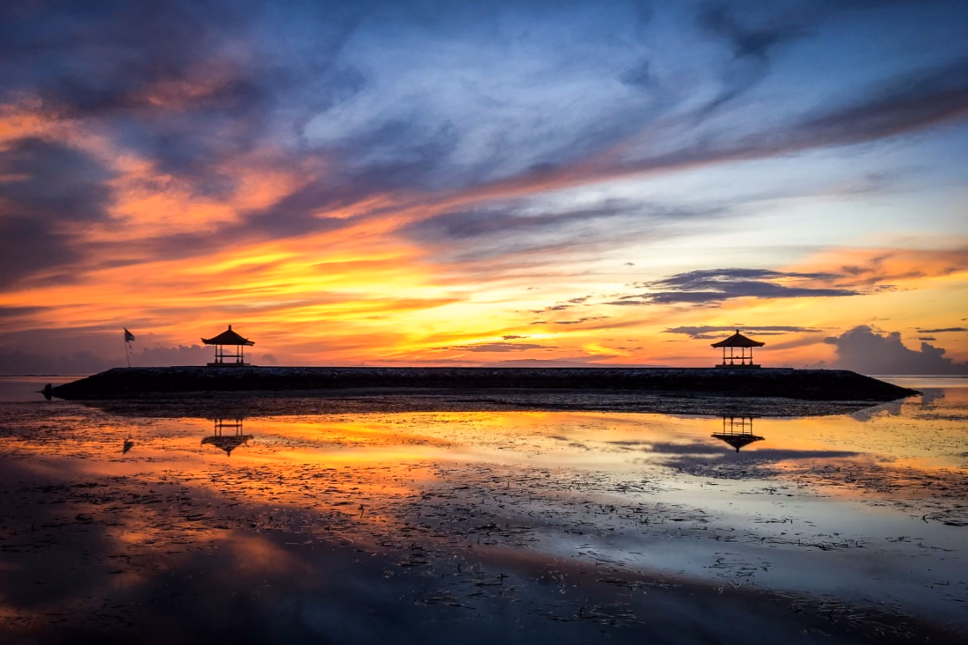 Sunrise at Sanur Beach
