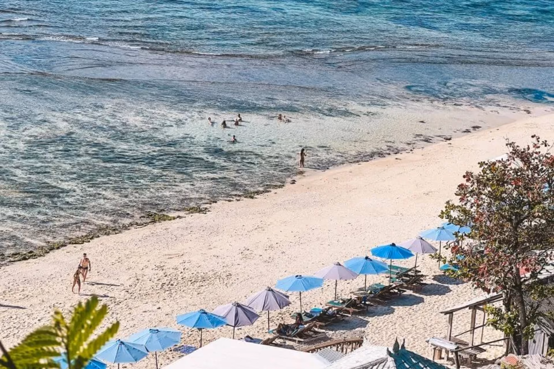 The uncrowded Thomas Beach in Bali