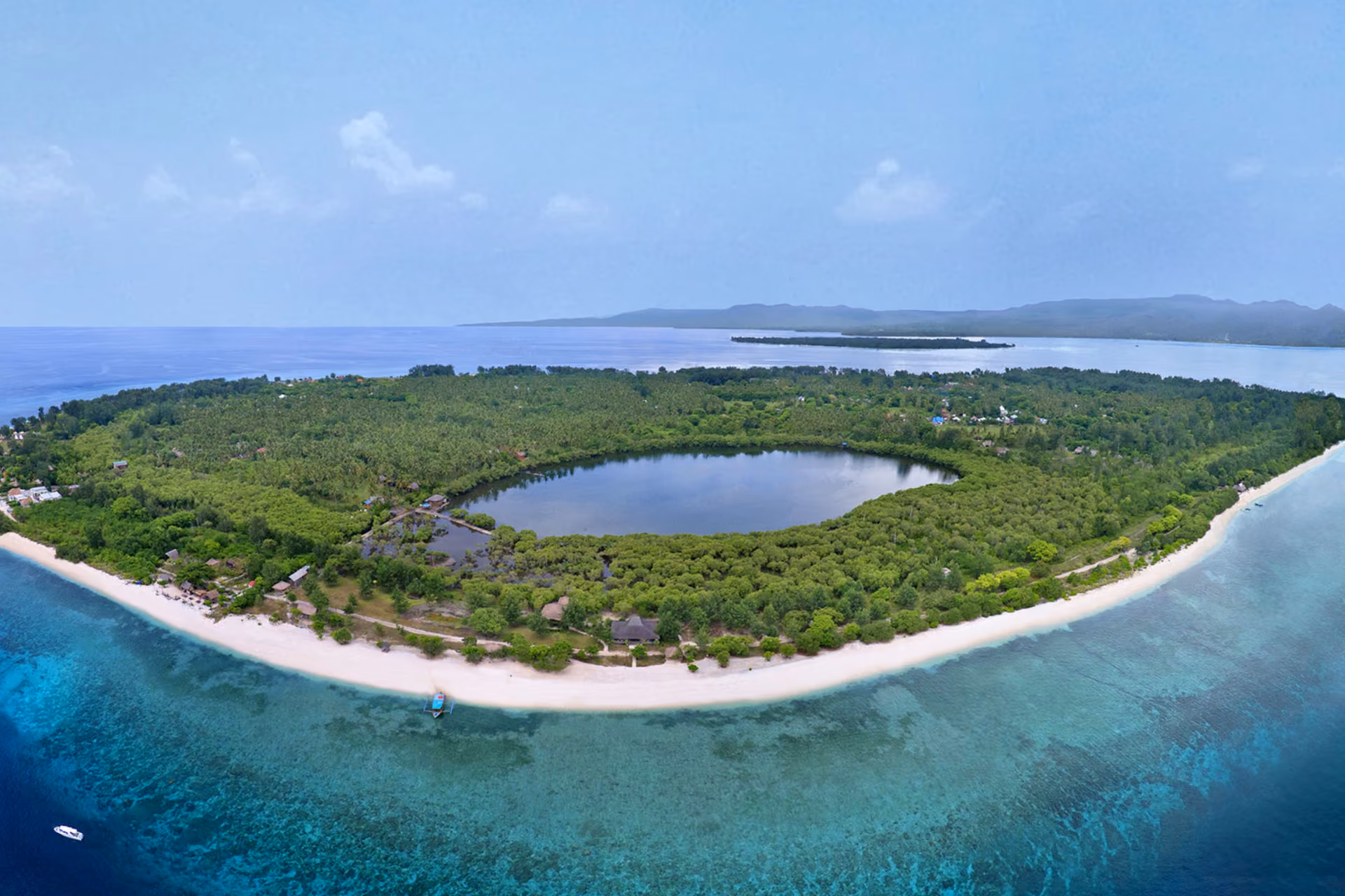 Gili Meno Island located near Lombok in Bali