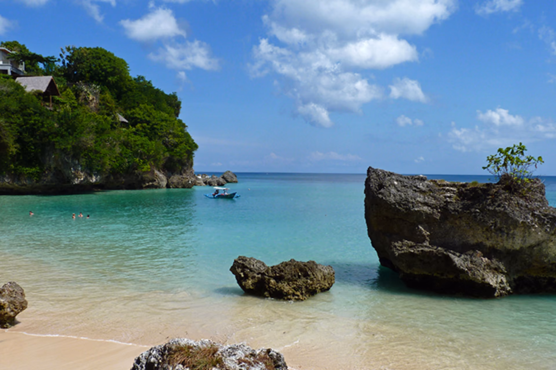 Turquoise water at Labuan Sait Beach.