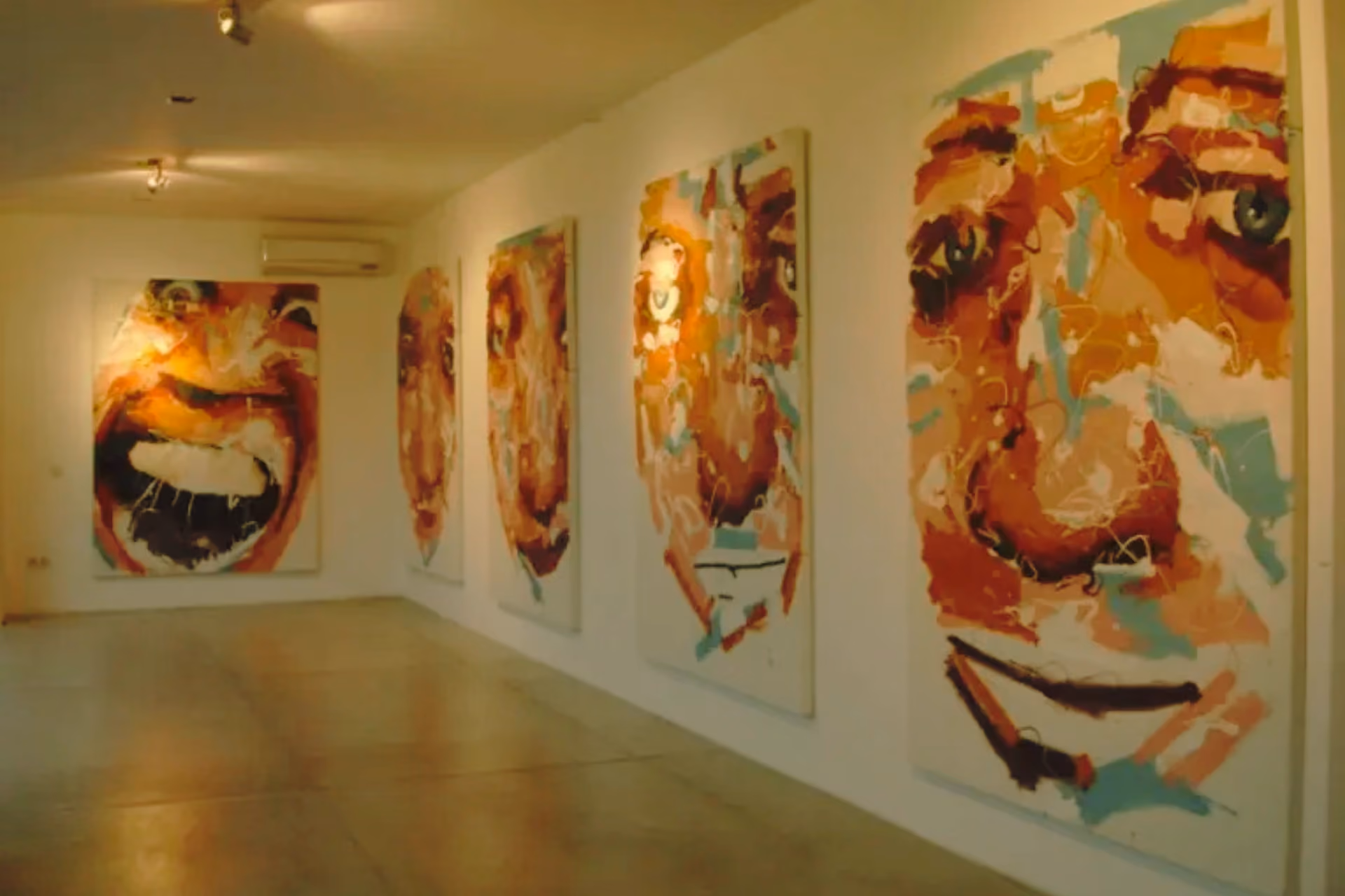 art at display in kendra gallery