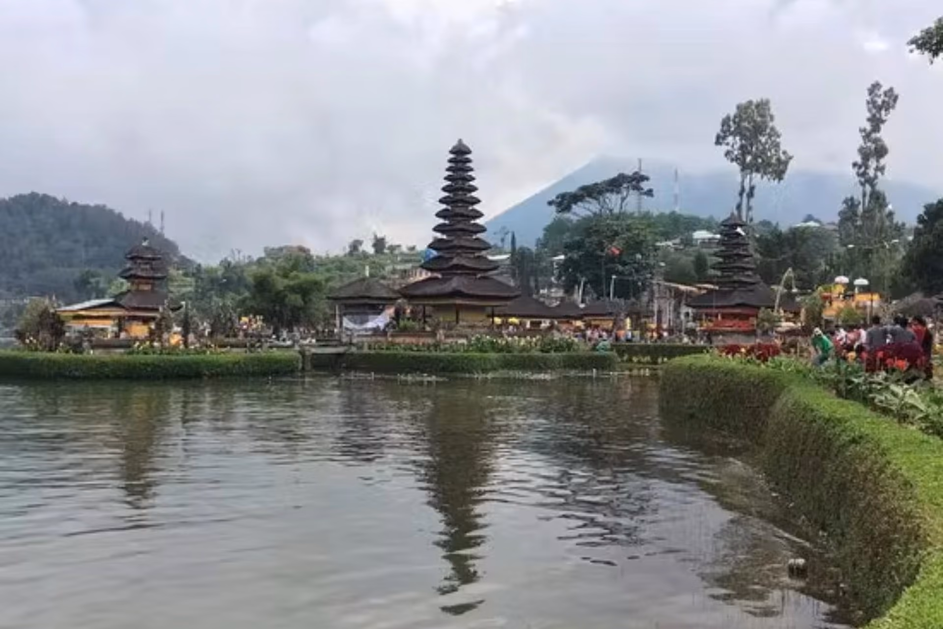 Panaromic view of Pura Ulun Siwi Temple.