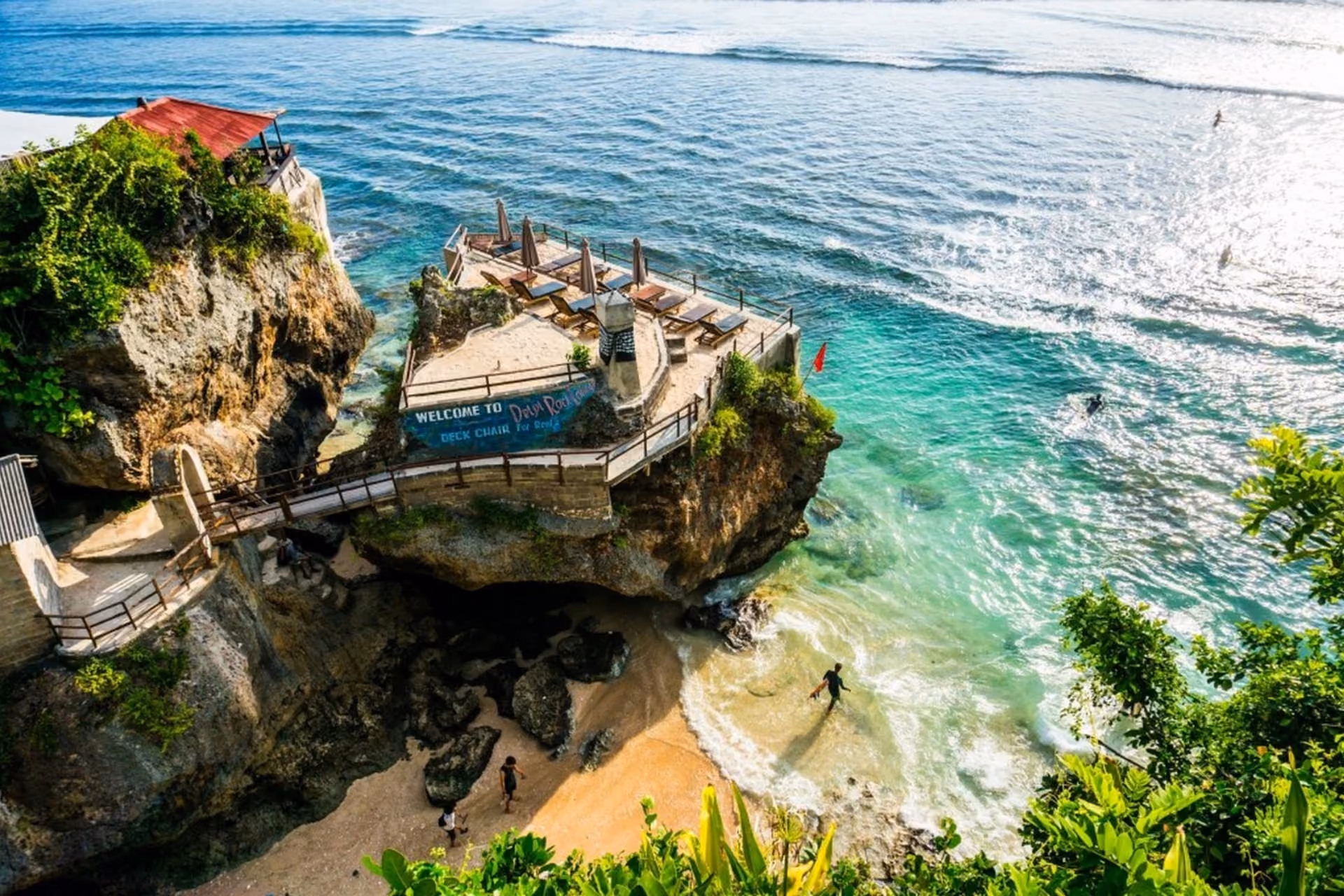Suluban Beach near Dreamland Beach, Bali.