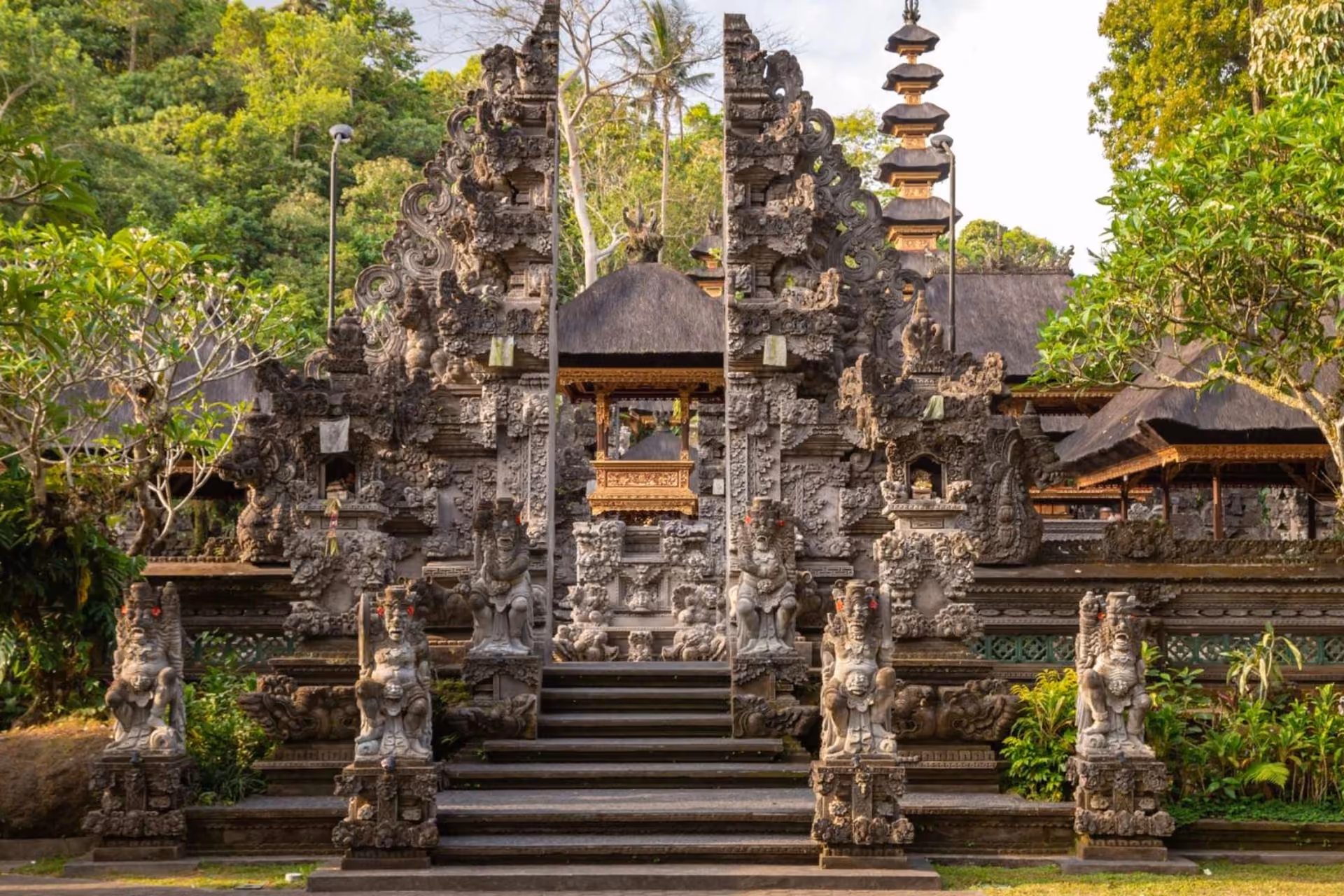 Entrance of Gunung Lebah Temple