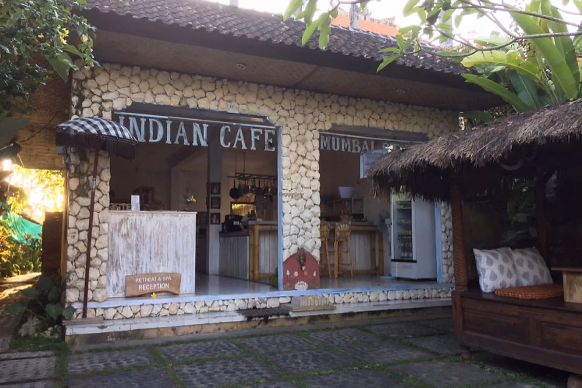 Indian Cafe at The Shala Bali - Mumbai Station.