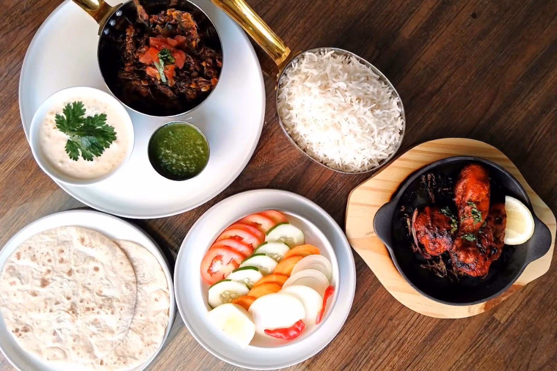 Food at Indi Spice