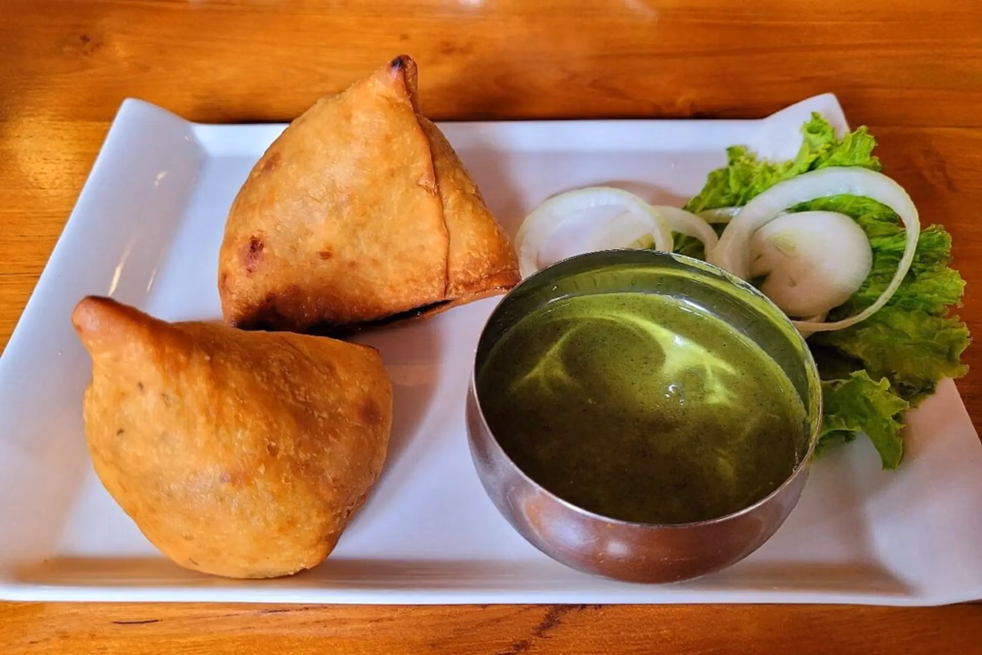 Indian Samosa served at Delhi Six