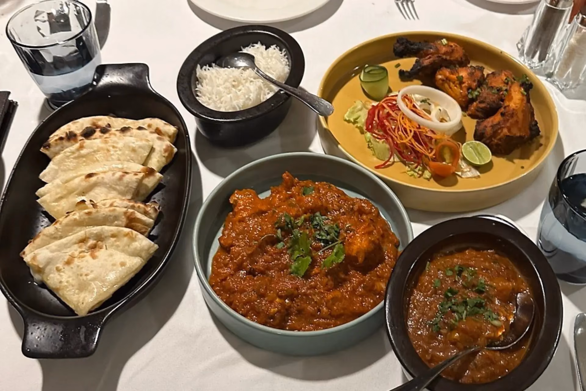 North Indian food at Bumbu Delhi Indian Restaurant