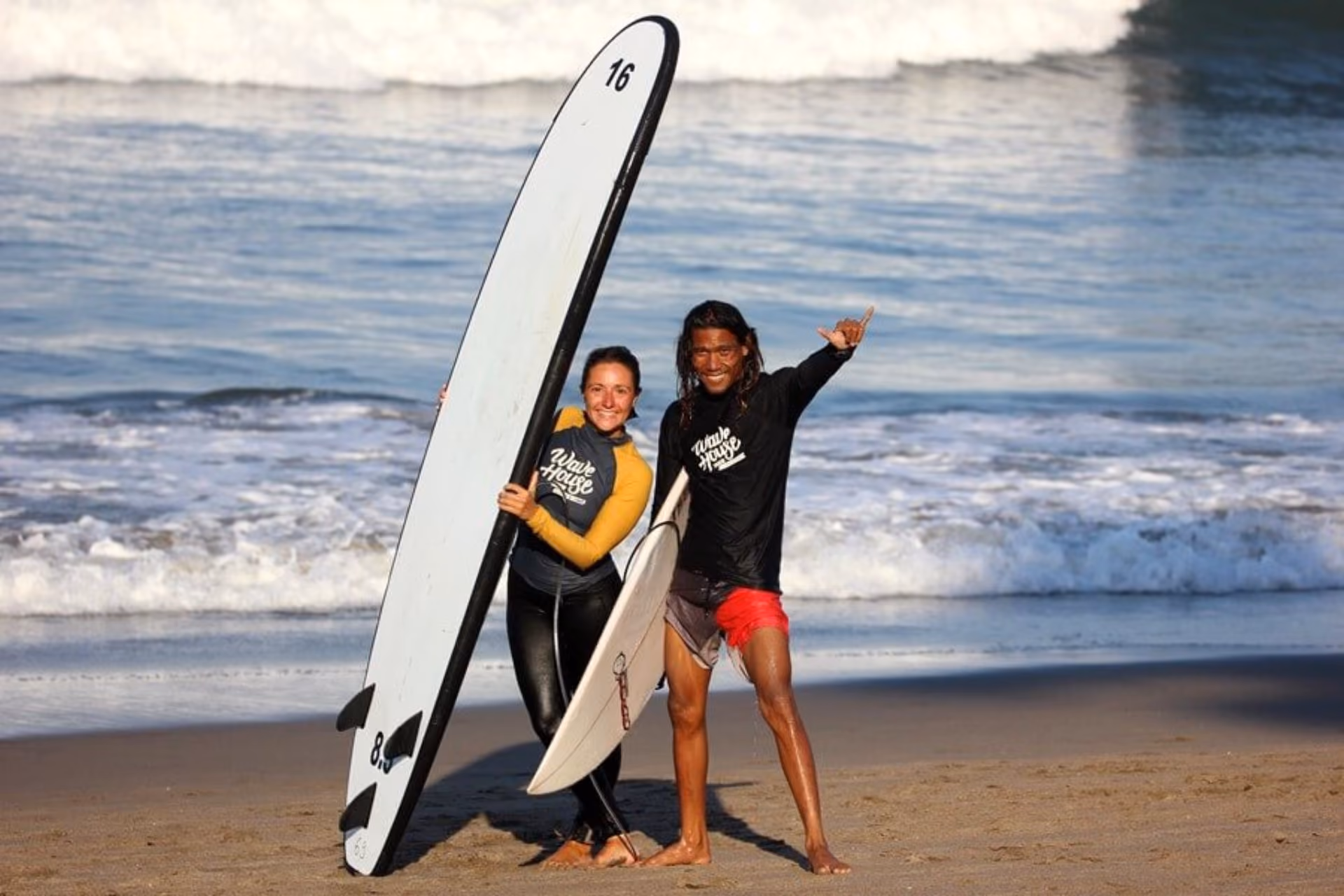 Surfing coaching at Olas de Bali surf school