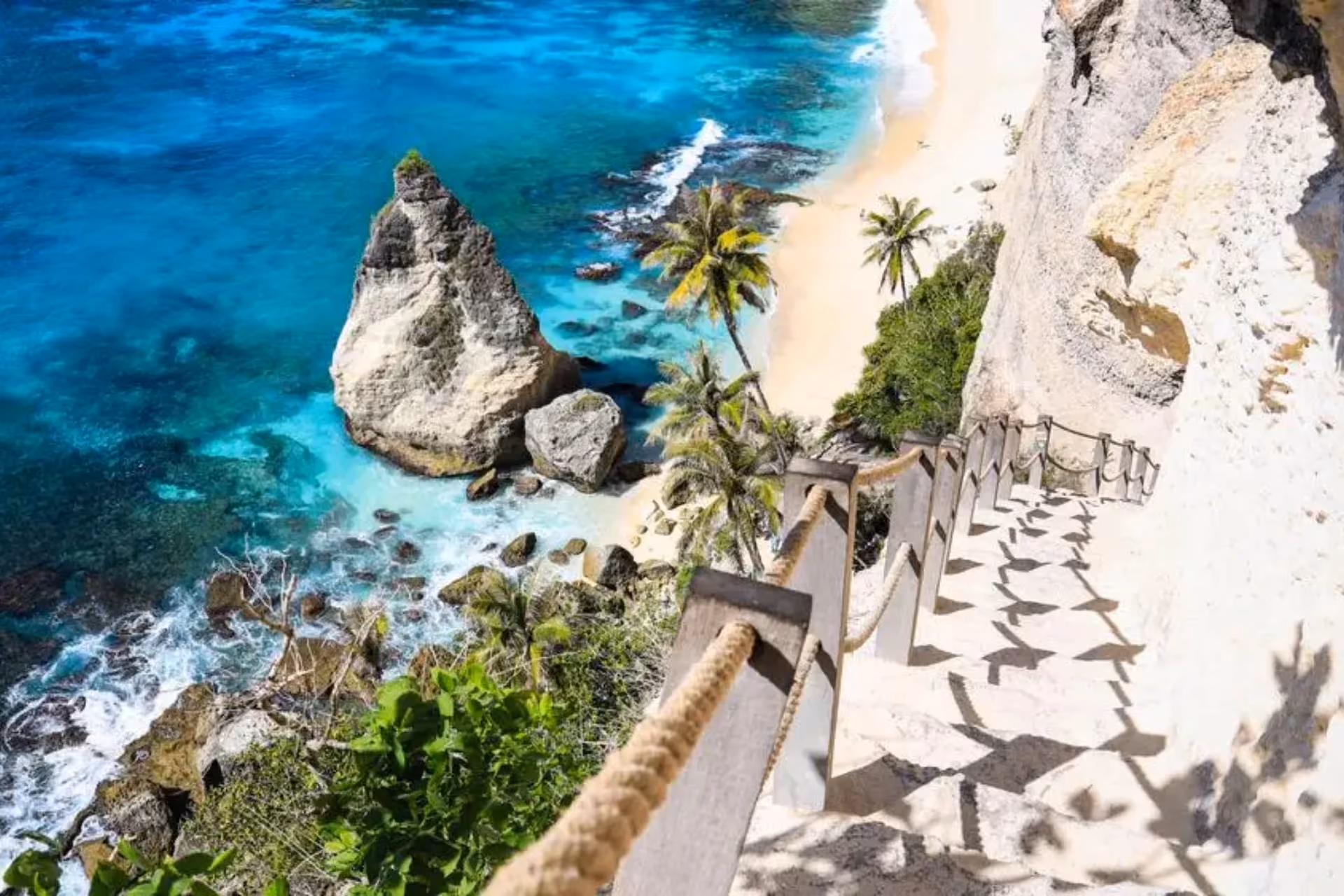 Staircase to Diamond Beach