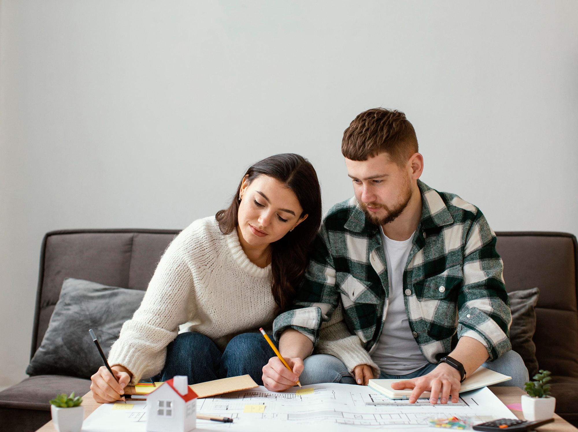 Couple Planning Travel