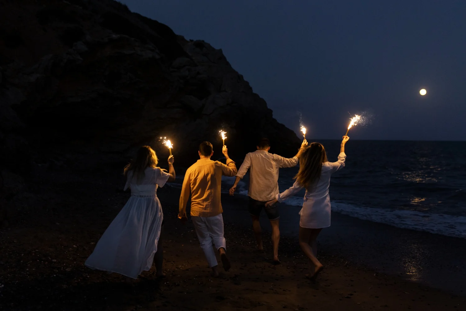 The world’s most iconic beach party named Full Moon Party, where thousands dance under neon lights at night.