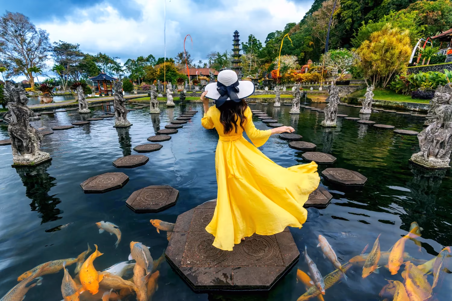 Peaceful rice terraces, beach sunsets, and private pool villas make Bali perfect for short romantic escapes