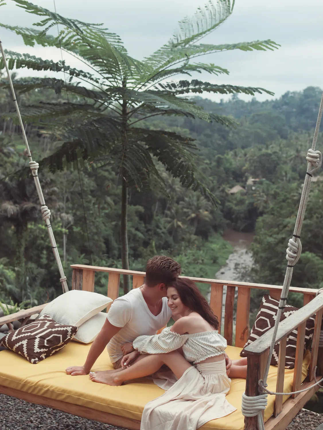 Couples on Alas Harum Swing in Ubud