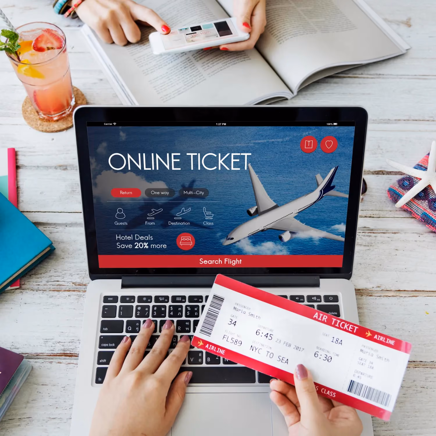 Use travel apps to monitor costs and find the best deals on the go.