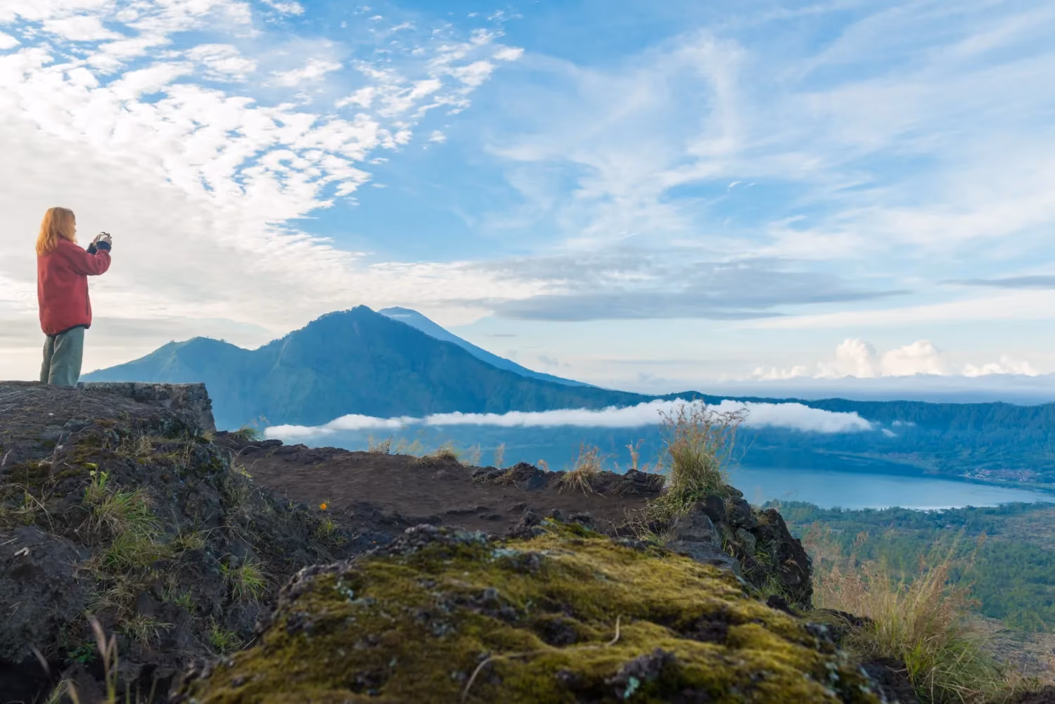 Sunrise trek to Mount Batur followed by breakfast together
