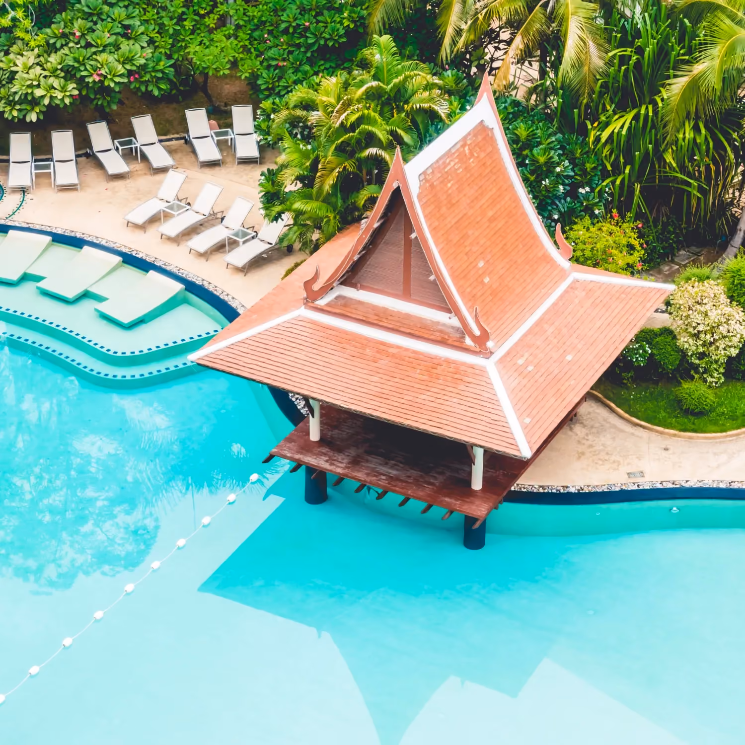 Supicha Pool Access — step straight into serenity.
