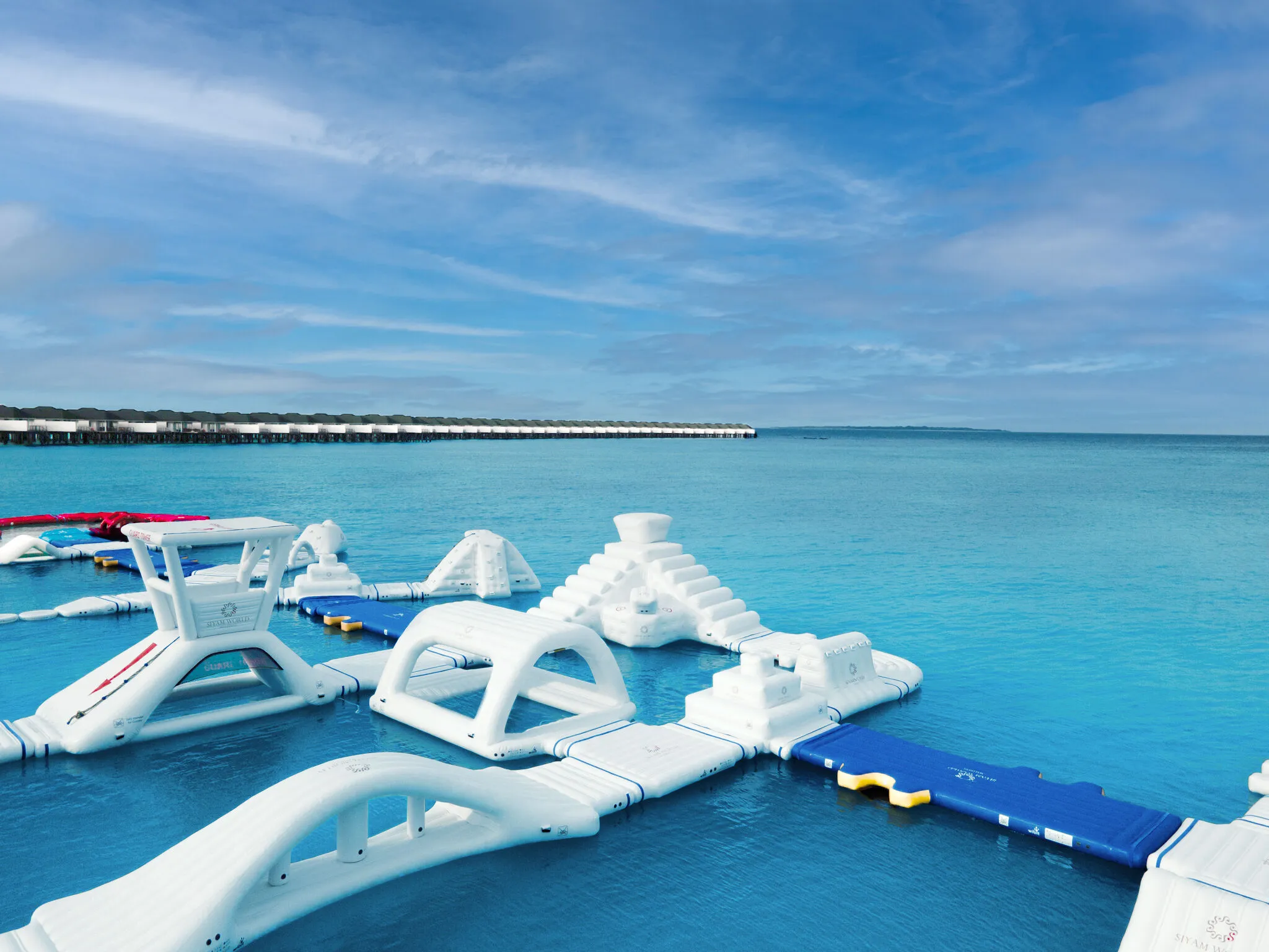 Siyam World Maldives is a playful paradise — water slides, vibrant reefs, and Maldives magic all in one island.