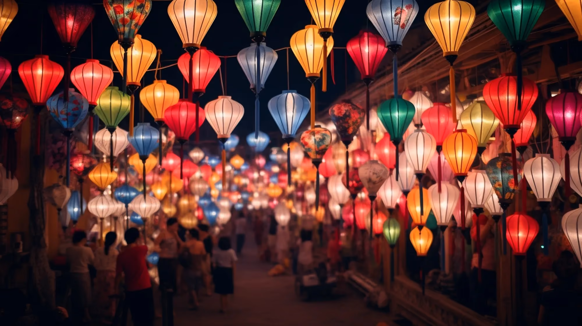 Lantern-lit streets straight out of a postcard.