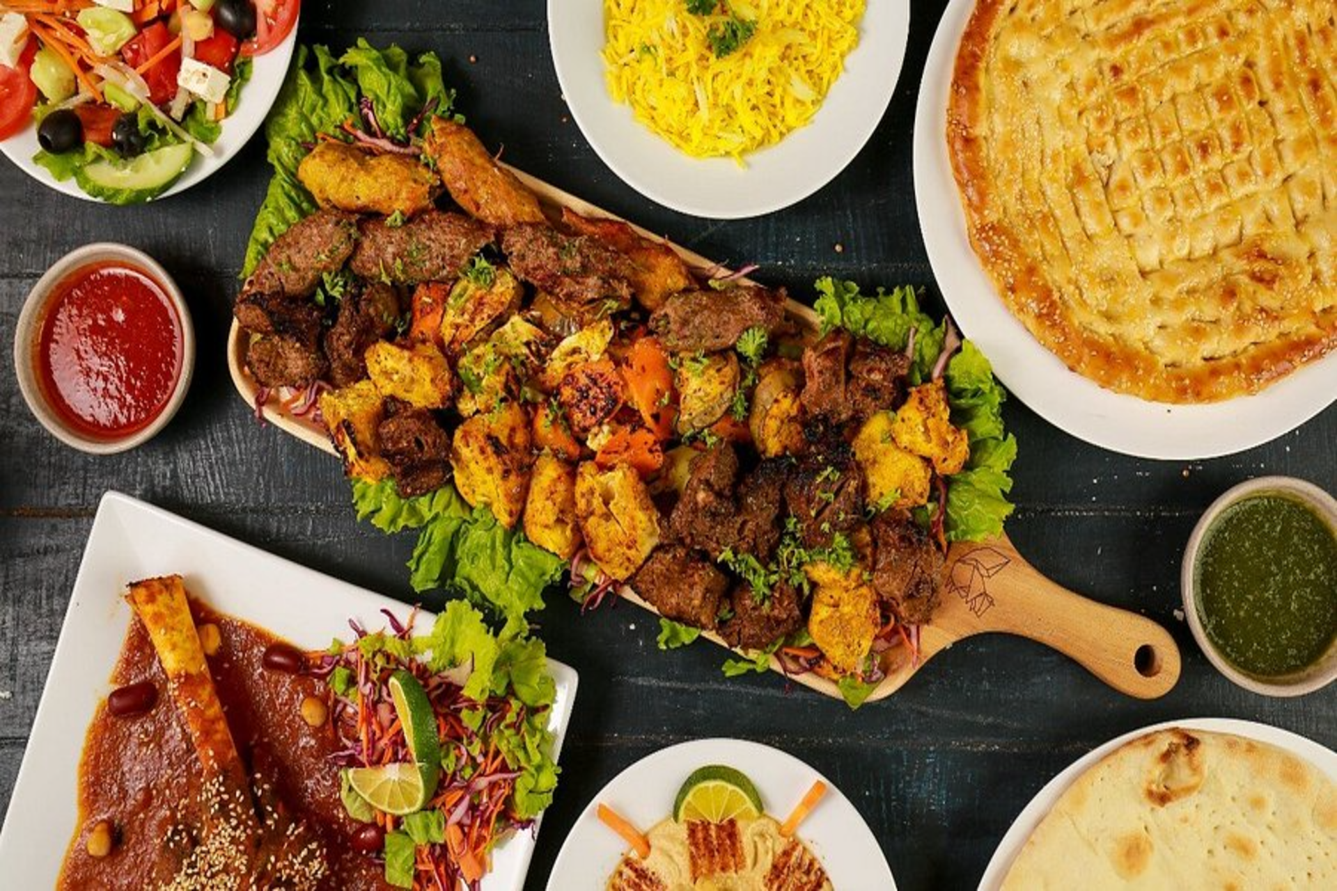 Soft naan, juicy kebabs, and a burst of Indian spices — perfect for a soul-satisfying meal.