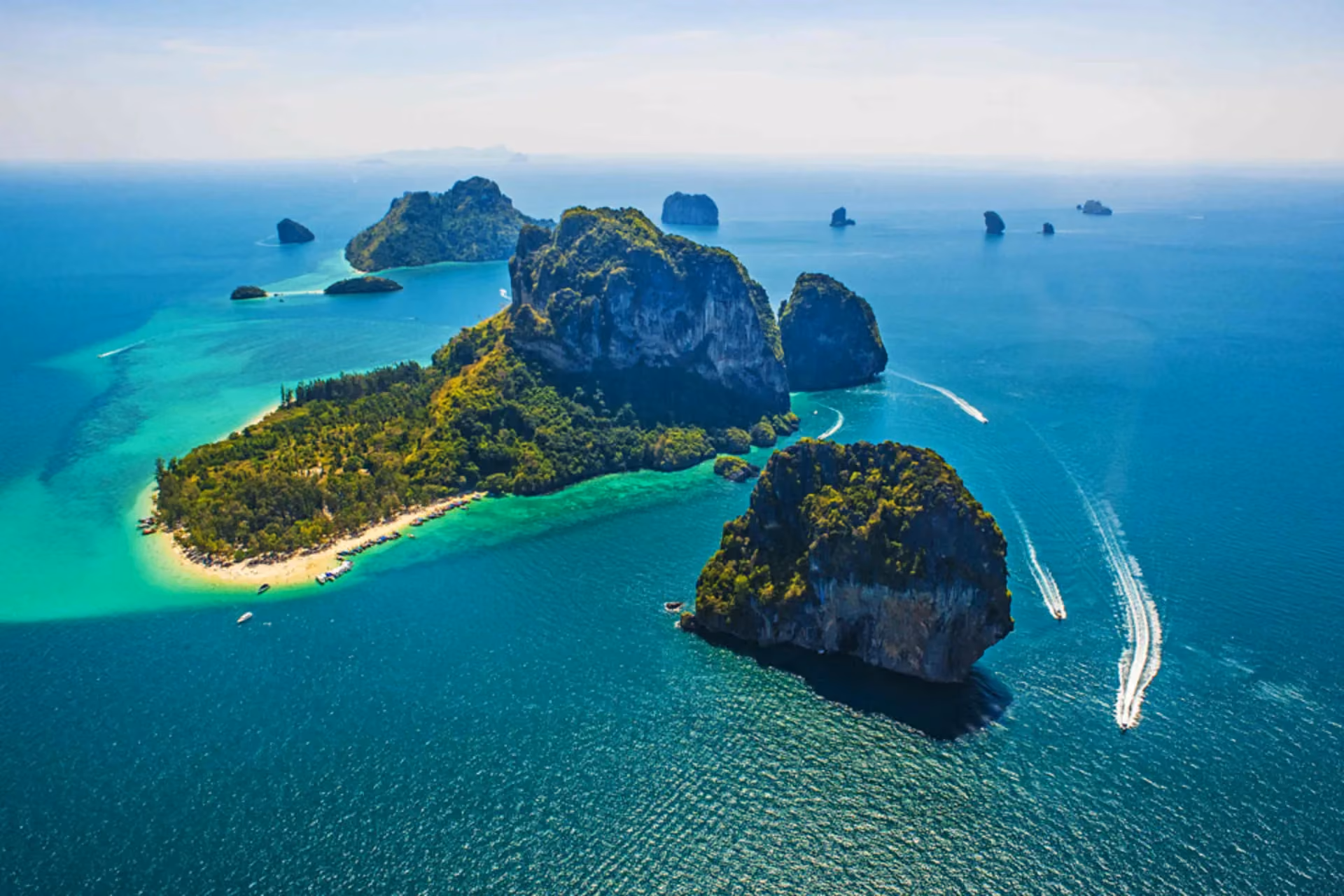 Island-hopping through turquoise waters—Chicken, Poda, Tup & Phra Nang’s perfect beaches.